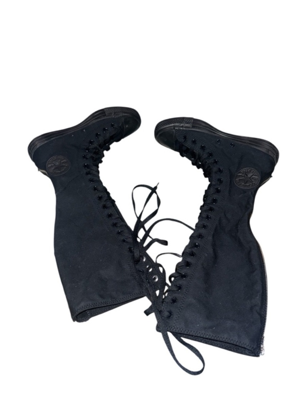 Converse All Star Black High-Top Lace-Up Boots - Picture 12 of 14